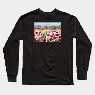 Landscape with poppies Long Sleeve T-Shirt